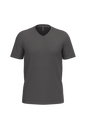 K357 - Camiseta manga corta y cuello de pico - Dark Grey - frontal