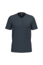 K357 - Camiseta manga corta y cuello de pico - Navy - frontal