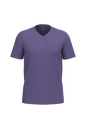 K357 - Camiseta manga corta y cuello de pico - Purple - frontal