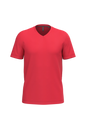 K357 - Camiseta manga corta y cuello de pico - Red - frontal