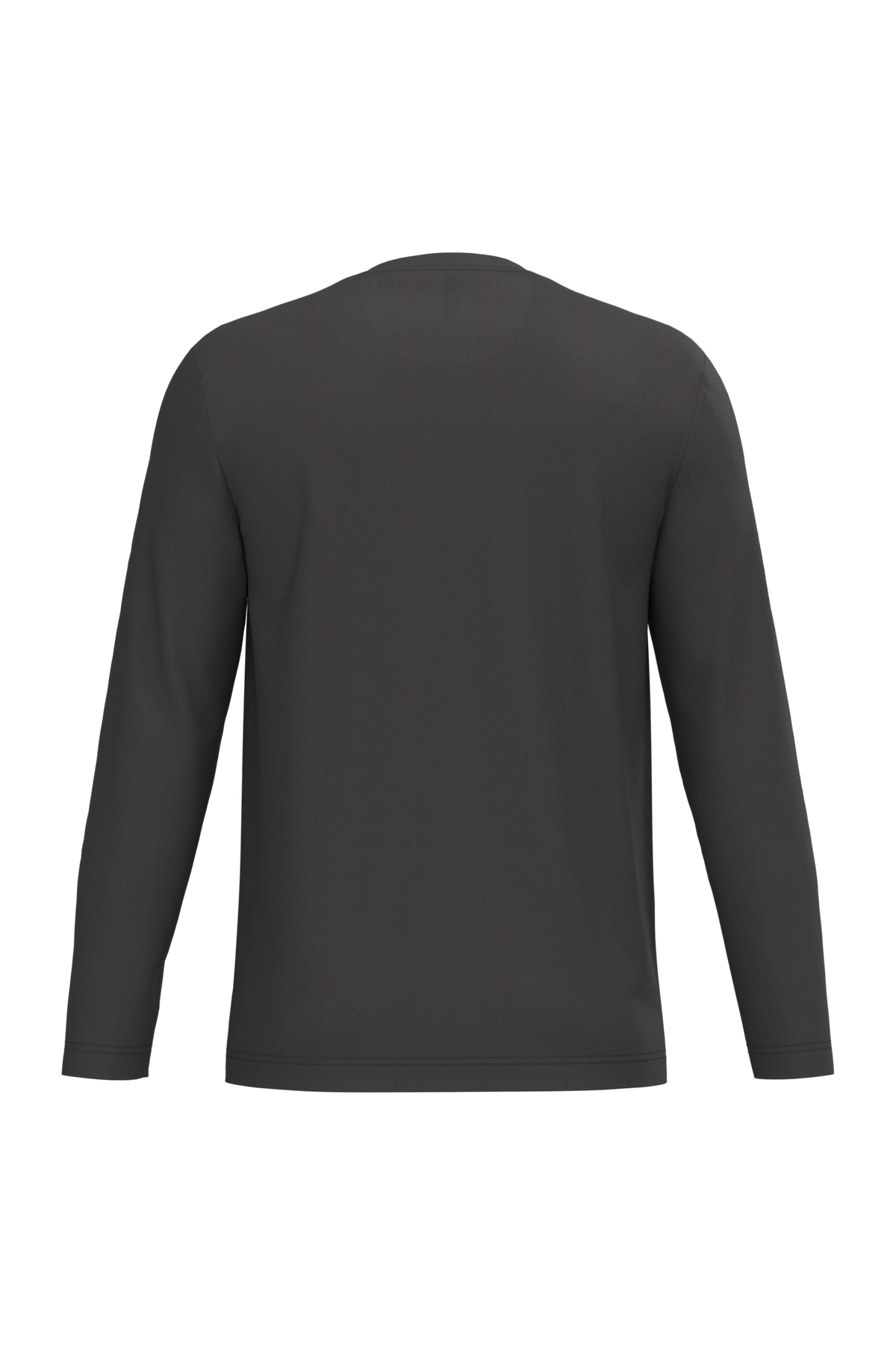 K359 - Camiseta maga larga y cuello redondo hombre - Dark Grey - trasera