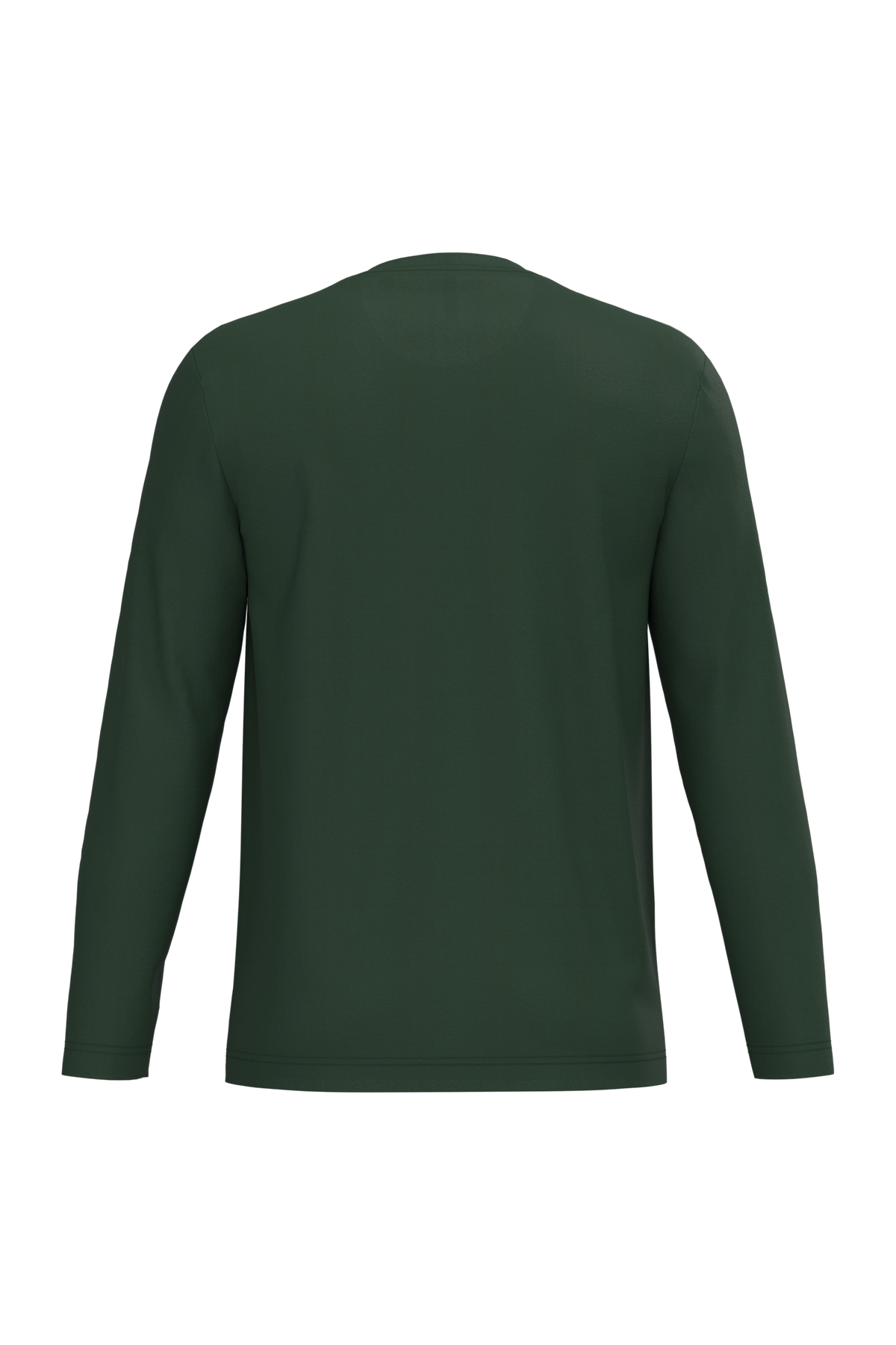 K359 - Camiseta maga larga y cuello redondo hombre - Forest Green - trasera