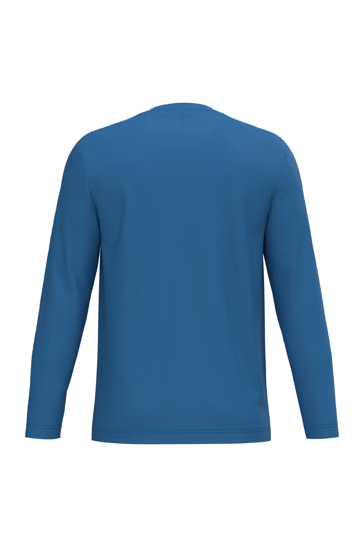 K359 - Camiseta maga larga y cuello redondo hombre - Light Royal Blue - trasera