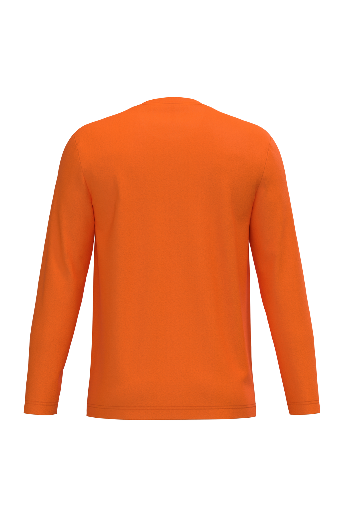 K359 - Camiseta maga larga y cuello redondo hombre - Orange - trasera