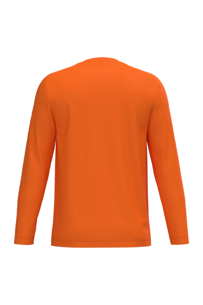 K359 - Camiseta maga larga y cuello redondo hombre - Orange - trasera