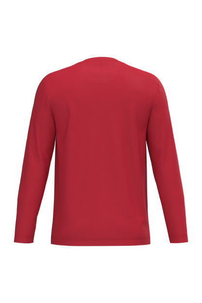 K359 - Camiseta maga larga y cuello redondo hombre - Red - trasera