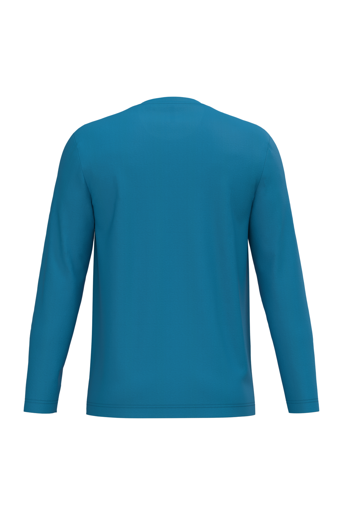 K359 - Camiseta maga larga y cuello redondo hombre - Tropical Blue - trasera