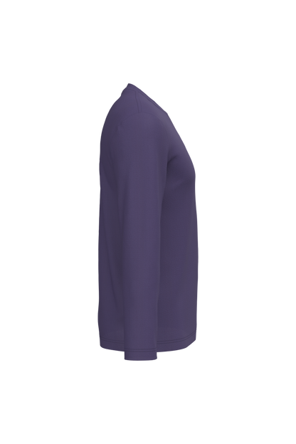 K359 - Camiseta maga larga y cuello redondo hombre - Purple - lateral