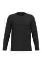 K359 - Camiseta maga larga y cuello redondo hombre - Black - frontal