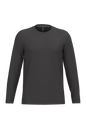K359 - Camiseta maga larga y cuello redondo hombre - Dark Grey - frontal
