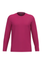 K359 - Camiseta maga larga y cuello redondo hombre - Fuchsia - frontal