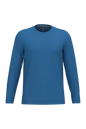 K359 - Camiseta maga larga y cuello redondo hombre - Light Royal Blue - frontal