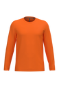 K359 - Camiseta maga larga y cuello redondo hombre - Orange - frontal