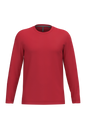 K359 - Camiseta maga larga y cuello redondo hombre - Red - frontal