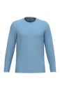 K359 - Camiseta maga larga y cuello redondo hombre - Sky Blue - frontal