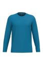 K359 - Camiseta maga larga y cuello redondo hombre - Tropical Blue - frontal