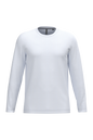 K359 - Camiseta maga larga y cuello redondo hombre - White - frontal
