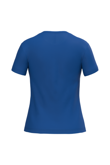 K380 - Camiseta manga corta mujer - Royal Blue - trasera