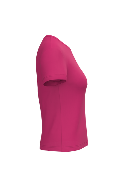 K380 - Camiseta manga corta mujer - Fuchsia - lateral