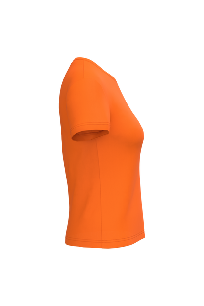 K380 - Camiseta manga corta mujer - Orange - lateral