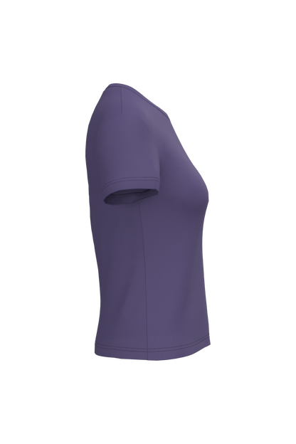 K380 - Camiseta manga corta mujer - Purple - lateral