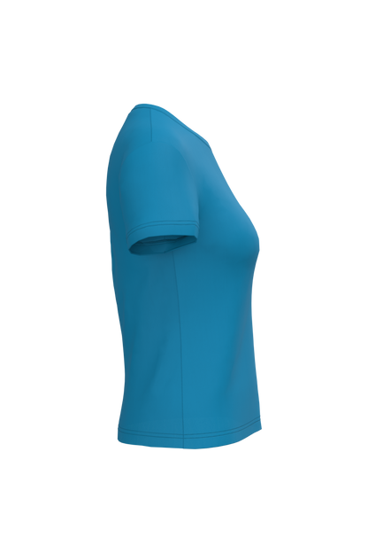 K380 - Camiseta manga corta mujer - Tropical Blue - lateral