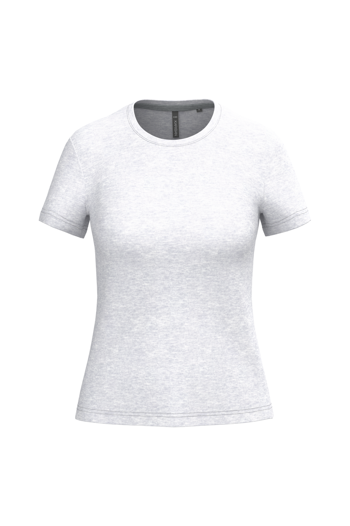 K380 - Camiseta manga corta mujer - Ash Heather - frontal
