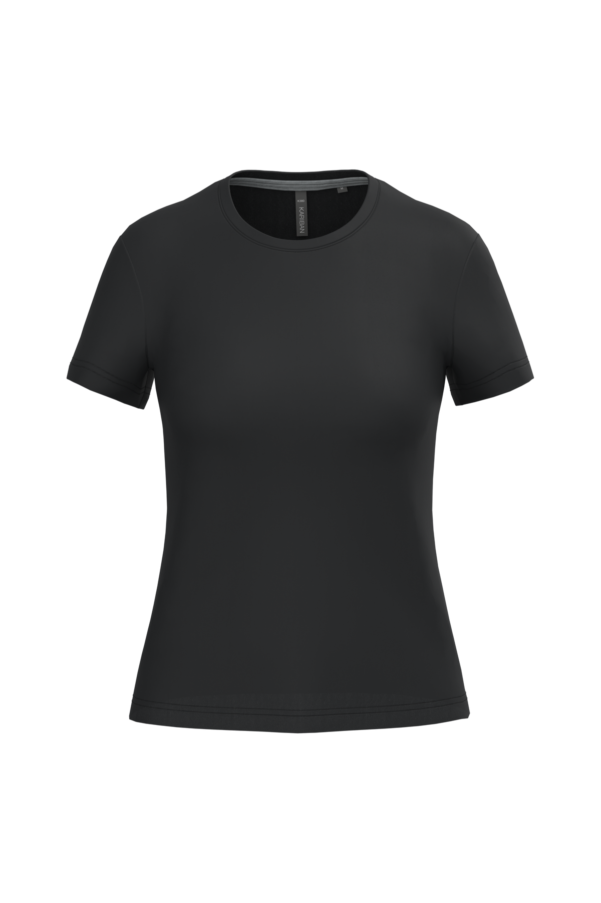 K380 - Camiseta manga corta mujer - Black - frontal