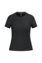 K380 - Camiseta manga corta mujer - Black - frontal