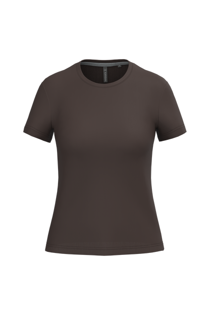 K380 - Camiseta manga corta mujer - Chocolate - frontal