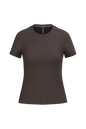 K380 - Camiseta manga corta mujer - Chocolate - frontal