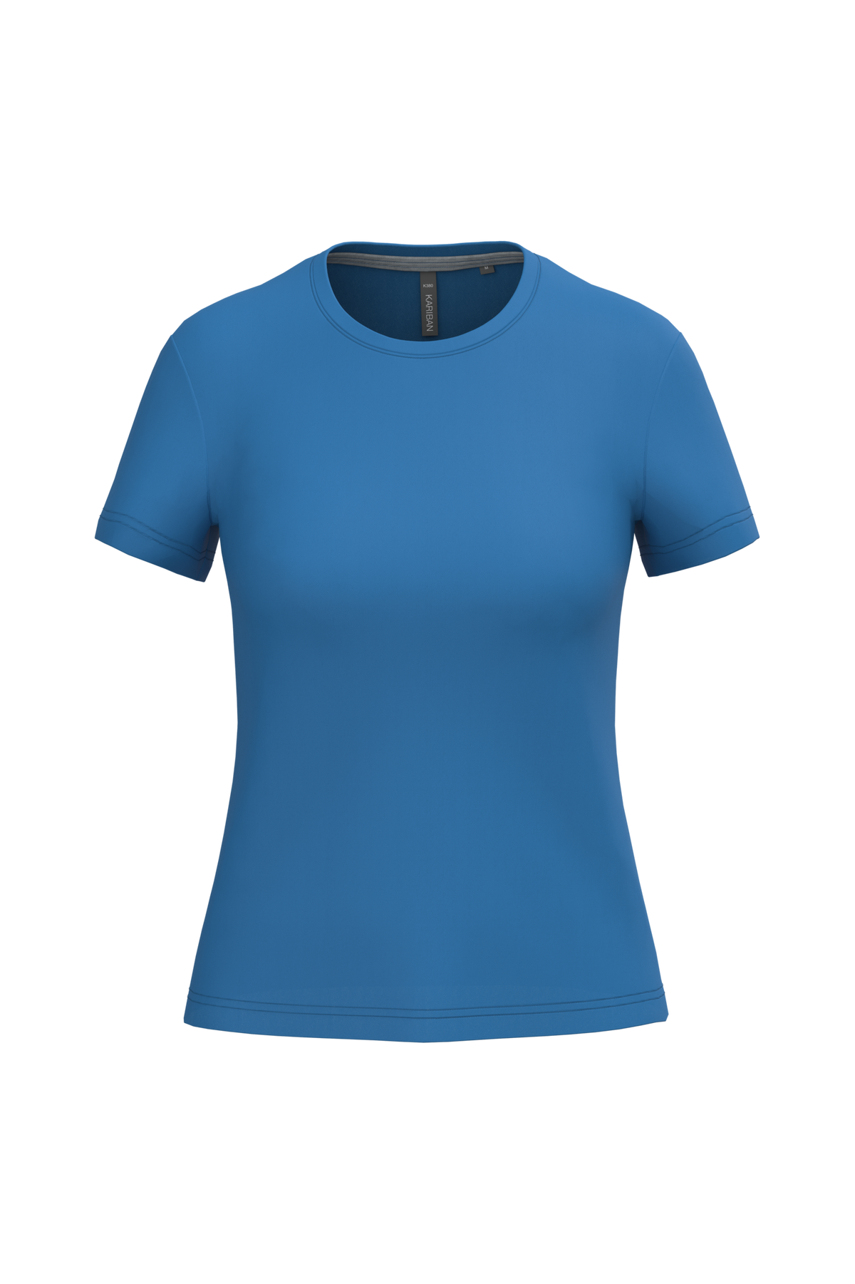 K380 - Camiseta manga corta mujer - Light Royal Blue - frontal