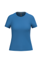 K380 - Camiseta manga corta mujer - Light Royal Blue - frontal