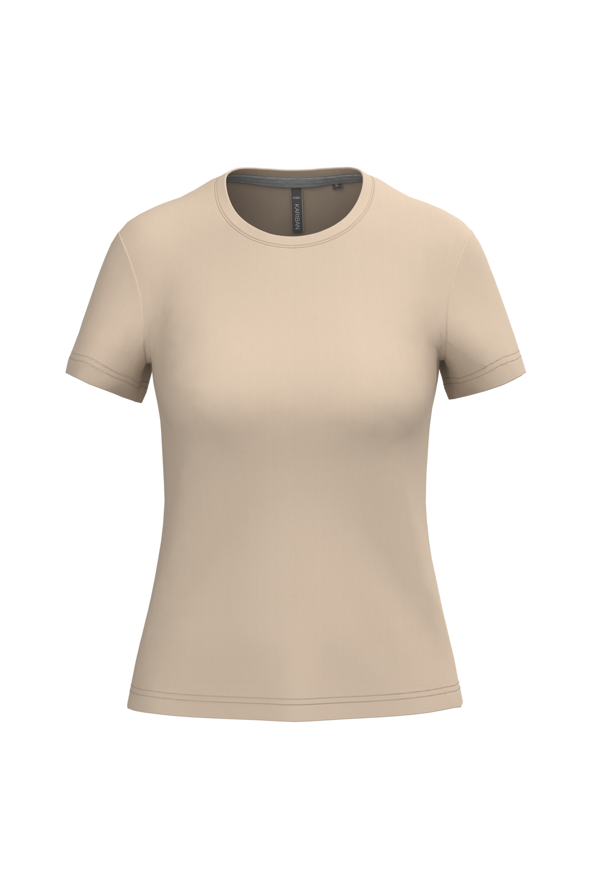 K380 - Camiseta manga corta mujer - Light Sand - frontal