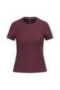 K380 - Camiseta manga corta mujer - Wine - frontal