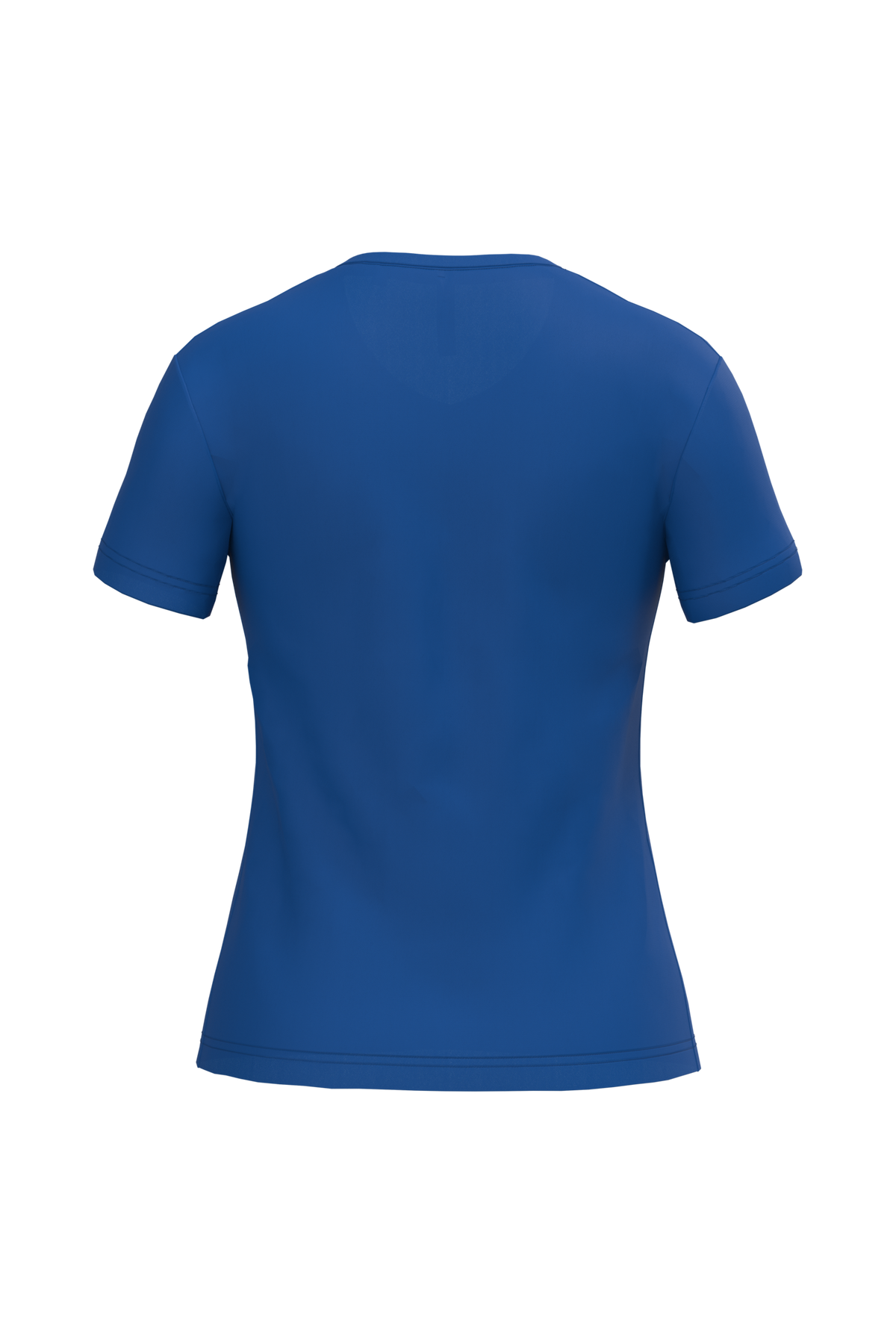 K381 - Camiseta de manga cota y cuello de pico mujer - Royal Blue - trasera