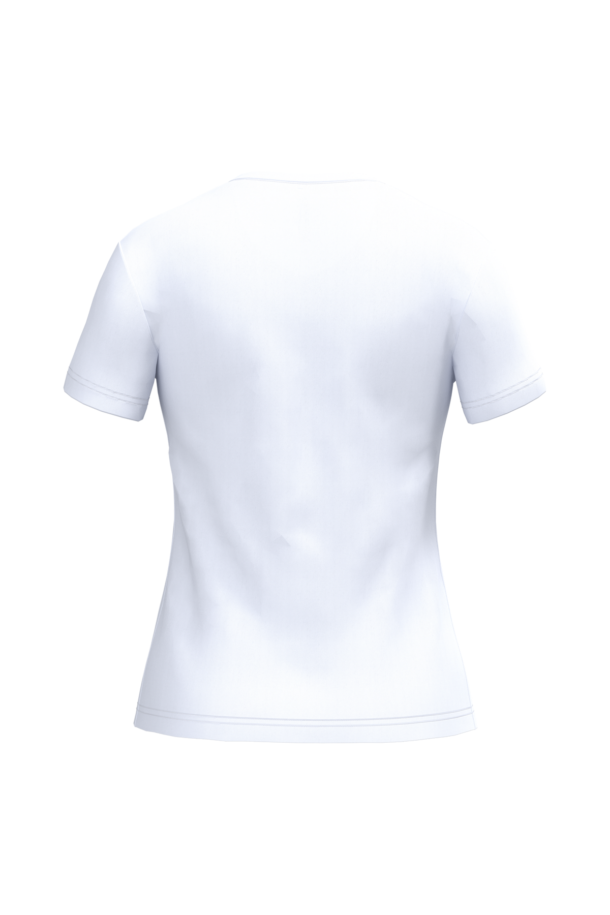 K381 - Camiseta de manga cota y cuello de pico mujer - White - trasera