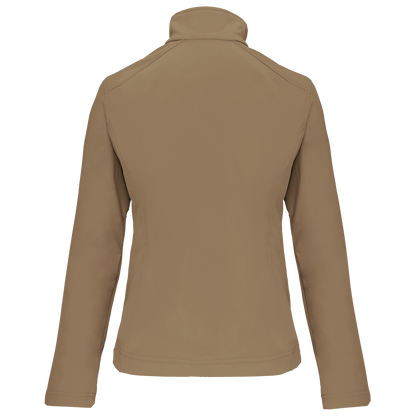 K400 - Chaqueta softshell mujer - Camel - trasera