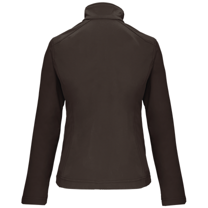 K400 - Chaqueta softshell mujer - Chocolate - trasera