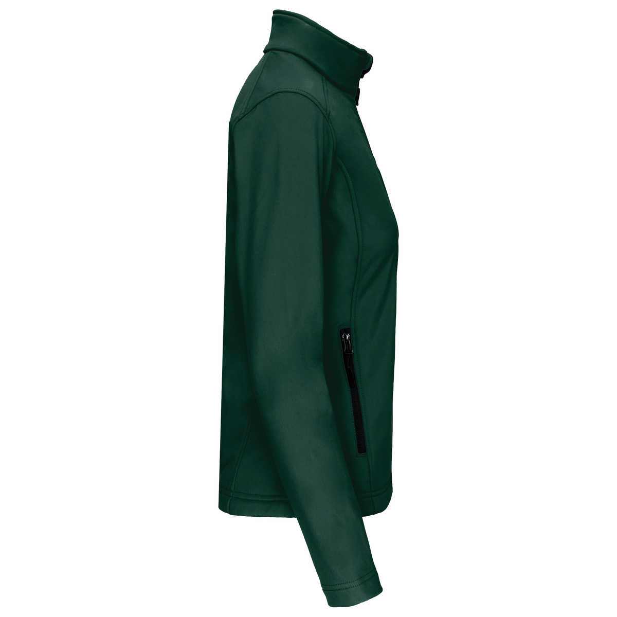 K400 - Chaqueta softshell mujer - Bottle Green - lateral