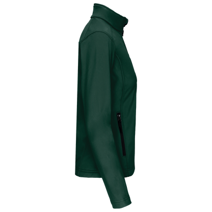 K400 - Chaqueta softshell mujer - Bottle Green - lateral
