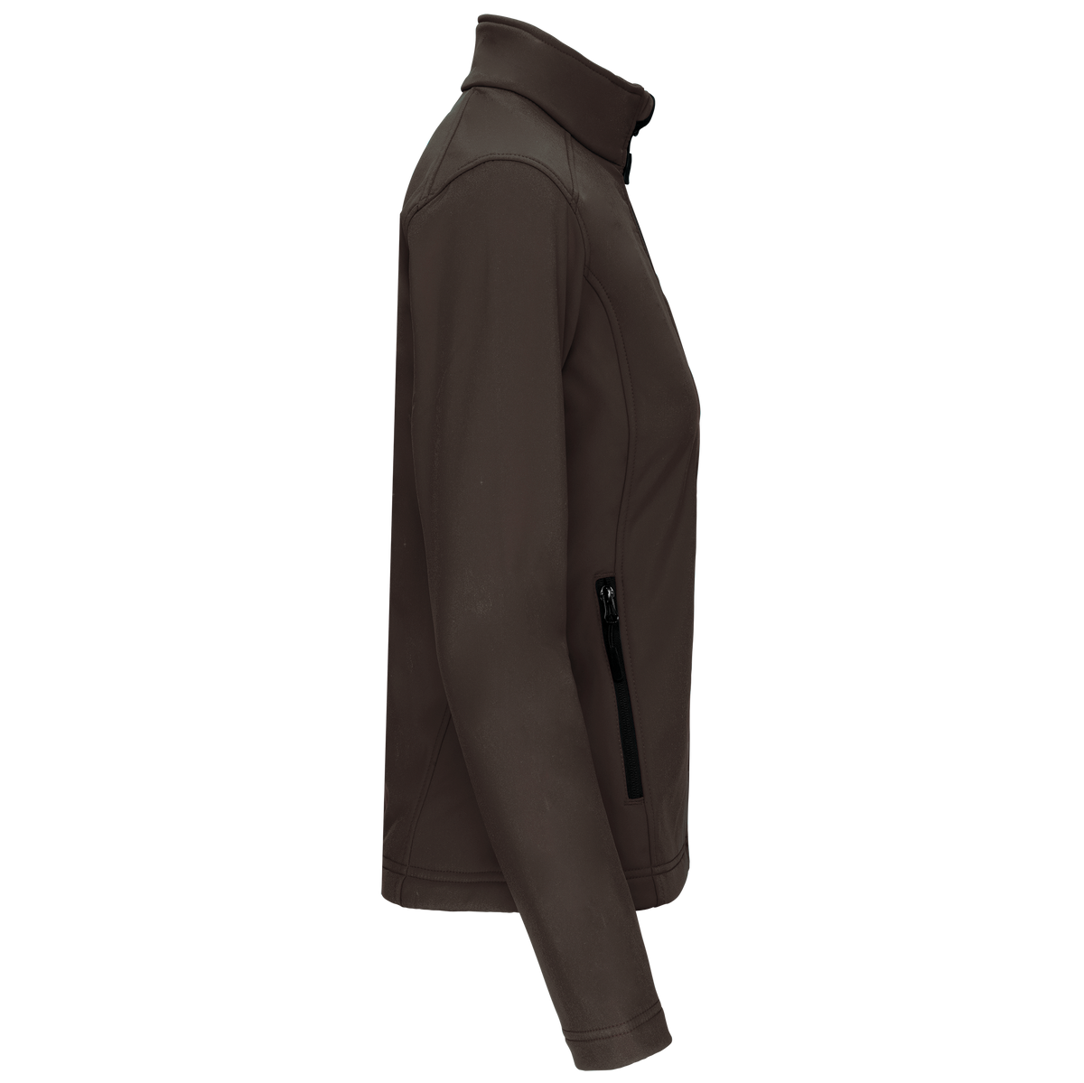 K400 - Chaqueta softshell mujer - Chocolate - lateral