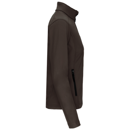 K400 - Chaqueta softshell mujer - Chocolate - lateral