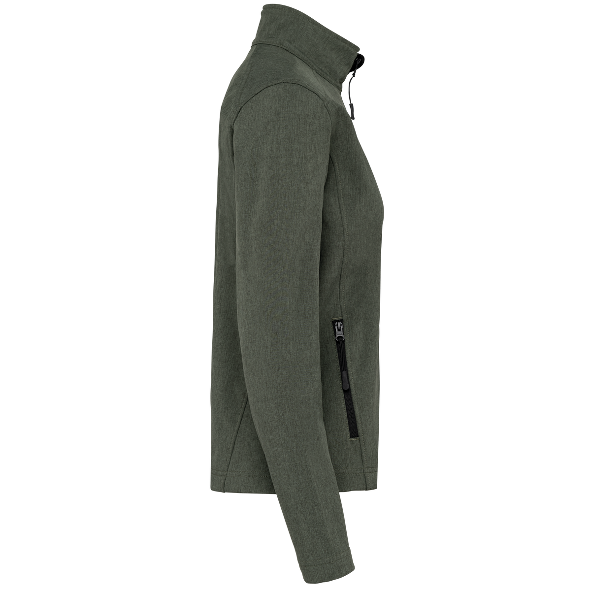 K400 - Chaqueta softshell mujer - Marl Green - lateral