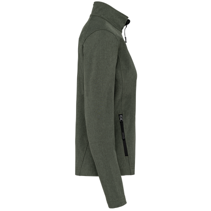 K400 - Chaqueta softshell mujer - Marl Green - lateral