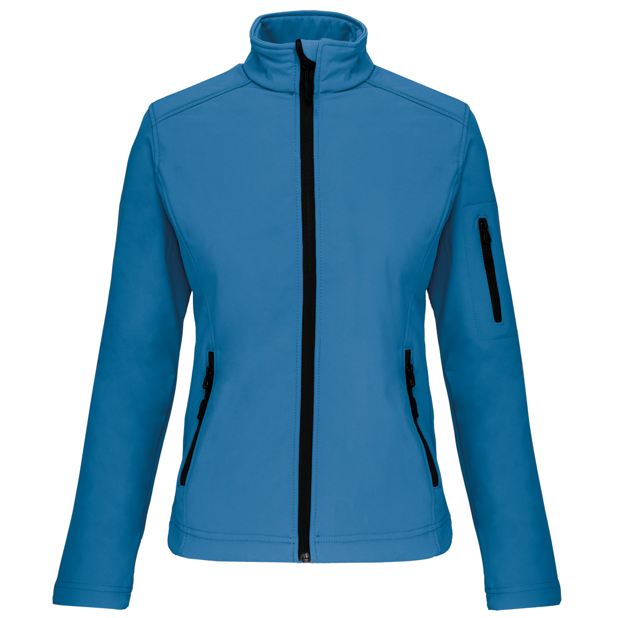 K400 - Chaqueta softshell mujer - Aqua Blue - frontal