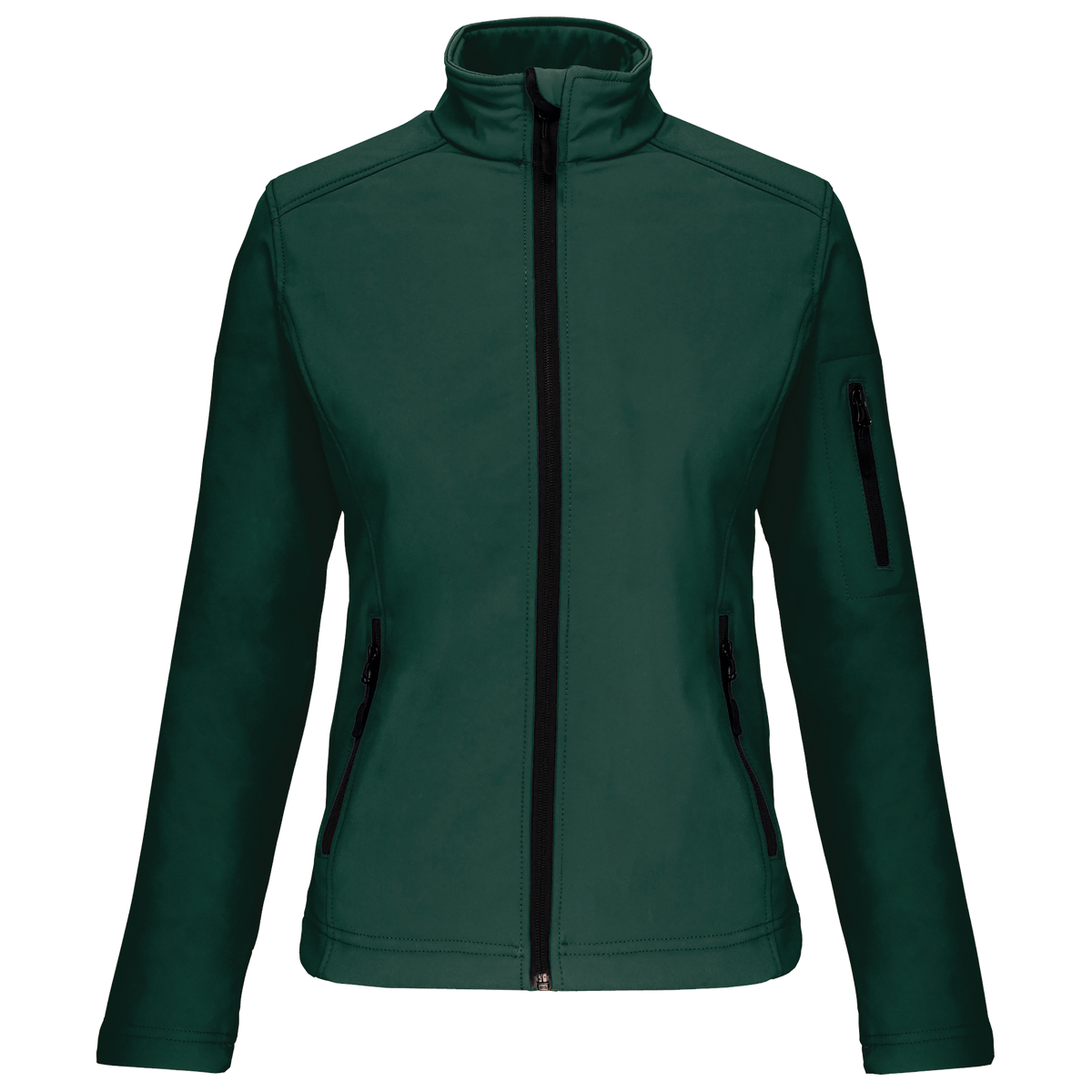 K400 - Chaqueta softshell mujer - Bottle Green - frontal