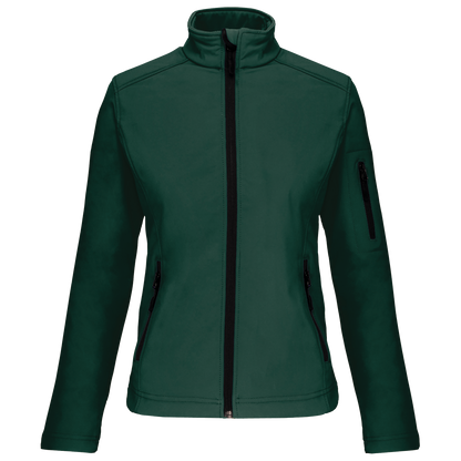 K400 - Chaqueta softshell mujer - Bottle Green - frontal