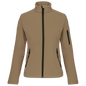 K400 - Chaqueta softshell mujer - Camel - frontal
