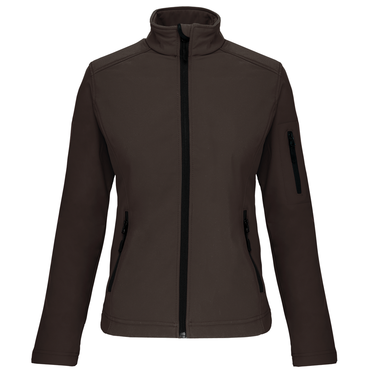 K400 - Chaqueta softshell mujer - Chocolate - frontal